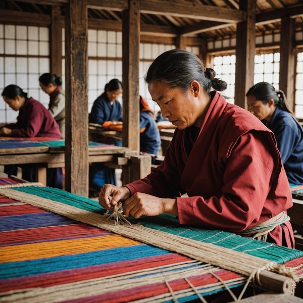 Où découvrir les traditions du tissage artisanal au Bhoutan?